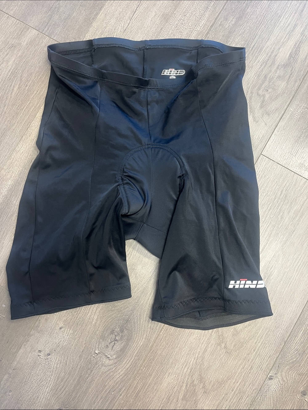 Hind Black Cycling Shorts with Subtle Logo